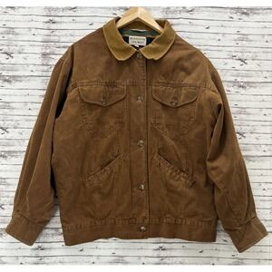 Brandon Thomas Brown Jacket with Tan Collar